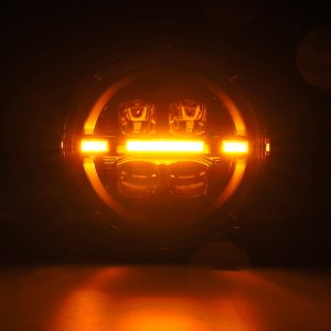 Jeep Gladiator JT Headlights - AlphaRex - Nova-Series Projector with Activ Light/Seq Signal - Alpha-Black - `18-`23