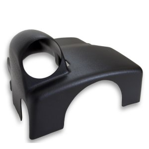 Ford Super Duty Gauge Pod - AutoMeter - Steering Column Single 2-1/16in. - Black - `08-`10