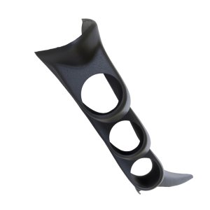 GMC Sierra Gauge Pod - Triple Pillar - AutoMeter - Black - `99-`06