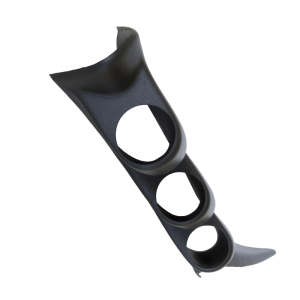 GMC Sierra Gauge Pod - Triple Pillar - AutoMeter - Black - `99-`06