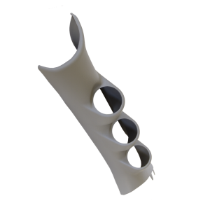 Dodge Ram Gauge Pod - Triple - AutoMeter - 52mm - Taupe - `10-`12