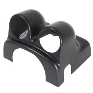 Volkswagen Jetta Gauge Pod - Dual Steering Column - AutoMeter - Black - `99-`03