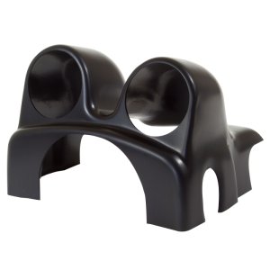 Volkswagen Passat Gauge Pod - Steering Column - AutoMeter - 52mm Dual - Black - `99-`03