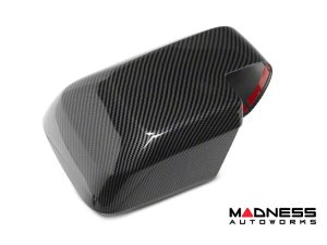 Ford Bronco Rear View Mirror Cover Set - Matte Carbon Fiber Finish - w/o 360 camera Ford Bronco Rear View Mirror Cover Set - Matte Carbon Fiber Finish - w/o 360 camera