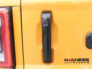 Ford Bronco Tailgate Handle Cover - Matte Carbon - w/o Keyless Entry Ford Bronco Tailgate Handle Cover - Matte Carbon - w/o Keyless Entry