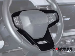 Ford Bronco Steering Wheel Trim Cover - Gloss Black Ford Bronco Steering Wheel Trim Cover - Gloss Black