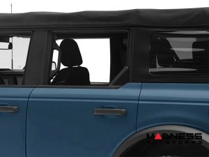 Ford Bronco Rear Door Triangle Trim - Gloss Black - 4 Door
