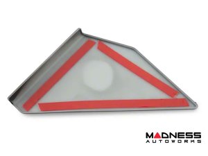 Ford Bronco Rear Door Triangle Trim - Gloss Black - 4 Door