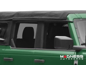 Ford Bronco Rain Deflectors - 4-Door - Set of 4 - Black
