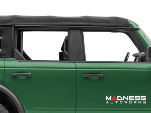 Ford Bronco Rain Deflectors - 4-Door - Set of 4 - Black