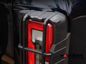 Ford Bronco Tail Light Cover Armor - Set of 2 - Textured Black Ford Bronco Tail Light Cover Armor - Set of 2 - Textured Black
