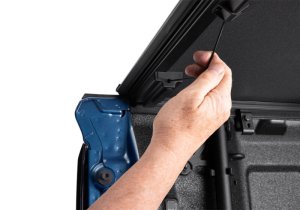 Chevrolet Silverado 1500 Tonneau Cover - BAK - BAKFlip MX4 (GEN 3), Hard Fold, Matte Finish - Matte Black - `19-`26