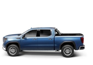 GMC Sierra 1500 Tonneau Cover - BAK - BAKFlip MX4 (GEN 3), Hard Fold, Matte Finish - Matte Black - `19-`26
