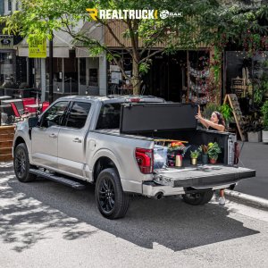 GMC Sierra EV Tonneau Cover - BAK - BAKFlip MX4 (GEN 3) - Matte Black - `24-`25