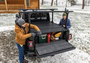 Toyota Tacoma Tonneau Cover - Rear - BAK - BAKFlip MX4 TS - Matte Black - `16-`23