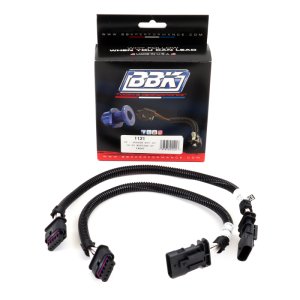 Ford Mustang Oxygen Sensor Wire Harness Extensions (Pair) - Front or Rear - BBK - 16 in. Length; OEM Style Factory Connectors - `18-`20