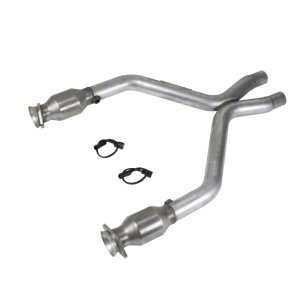 Ford Mustang Performance Exhaust - BBK - Short Mid X Pipe with Catalytic Converters - `11-`14