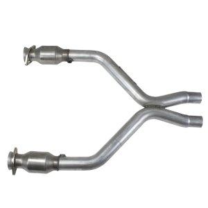 Ford Mustang Performance Exhaust - BBK - Short Mid X Pipe with Catalytic Converters - `11-`14