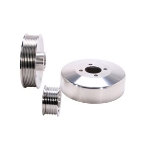 Ford F-150 Underdrive Pulley Kit - BBK - CNC Machined Billet Aluminum (3pc) - `97-`04