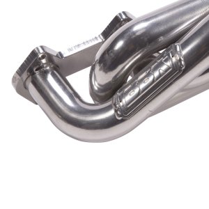 Ford Mustang GT Performance Exhaust - BBK - Shorty Tuned Length, CNC Mandrel Bent - Silver - `05-`10