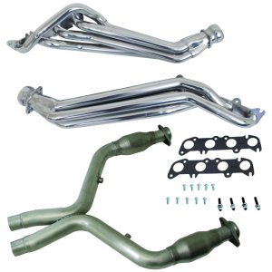 Ford Mustang Performance Exhaust - BBK - Full Header & Cat - Silver - `11-`14