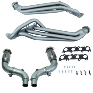 Ford Mustang Performance Exhaust - BBK - Long Tube + High Flow Catted X-Pipe (Ti Ceramic) - `15-`23