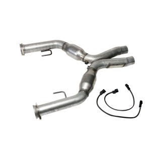 Ford Mustang Performance Exhaust - BBK - Short Mid X Pipe with Catalytic Converters - `05-`10