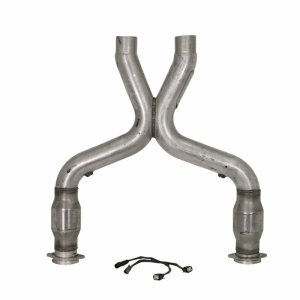 Ford Mustang Performance Exhaust - BBK - Short Mid X Pipe with Catalytic Converters - `11-`14