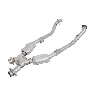 Ford Mustang Performance Exhaust - BBK - High Flow X Pipe With Catalytic Converters - `99-`04