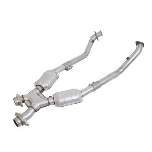 Ford Mustang Performance Exhaust - BBK - High Flow X Pipe With Catalytic Converters - `99-`04