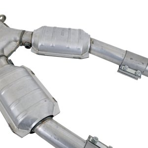 Ford Mustang Performance Exhaust - BBK - High Flow X Pipe With Catalytic Converters - `99-`04