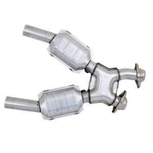 Ford Mustang Performance Exhaust - BBK - High Flow X Pipe With Catalytic Converters - `99-`04