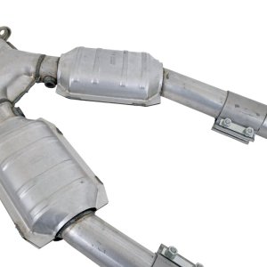 Ford Mustang Performance Exhaust - BBK - High Flow X Pipe With Catalytic Converters - `99-`04
