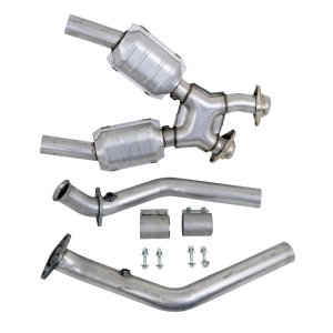 Ford Mustang Performance Exhaust - BBK - High Flow X Pipe With Catalytic Converters - `99-`04