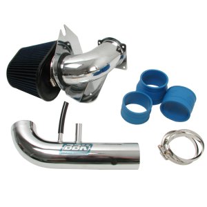 Ford Mustang Performance Air Intake - Fenderwell - BBK - Power-Plus Series Cold Air Induction System - Chrome - `96-`04