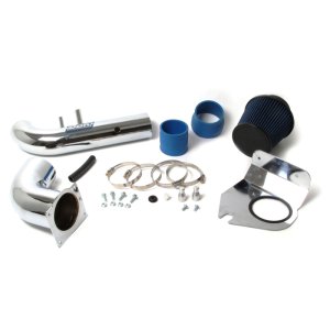 Ford Mustang Performance Air Intake - Fenderwell - BBK - Power-Plus Series Cold Air Induction System - Chrome - `96-`04