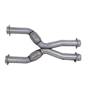 Ford Mustang Performance Exhaust - BBK - Short Mid X Pipe with Catalytic Converters - `79-`04