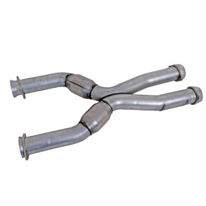 Ford Mustang Performance Exhaust - BBK - Short Mid X Pipe with Catalytic Converters - `79-`04