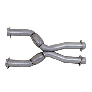 Ford Mustang Performance Exhaust - BBK - Short Mid X Pipe with Catalytic Converters - `79-`04