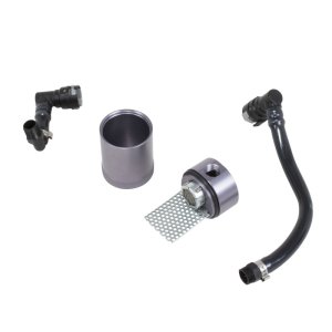 Ford Mustang Oil Separator Kit - Passenger Side - BBK - CNC Billet Aluminum - `11-`17