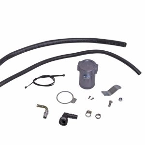Ford Mustang Oil Separator Kit - Passenger Side - BBK - CNC Billet Aluminum - `15-`20