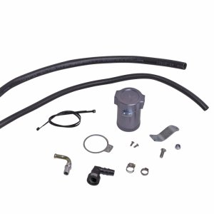 Ford Mustang Oil Separator Kit - Passenger Side - BBK - CNC Billet Aluminum - `15-`20