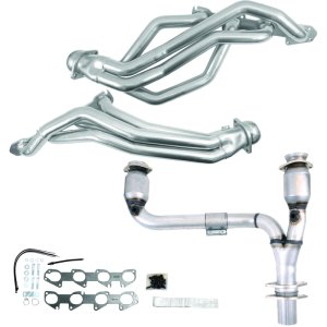 RAM 1500 Performance Exhaust - BBK - Full Length Long Tube Headers + High Flow Catted Y-Pipe - Silver - `09-`24