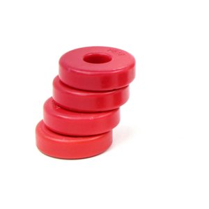 Ford Mustang Control Arm Bushing Kit - Rear Lower - BBK - Polyurethane - Red - `86-`04