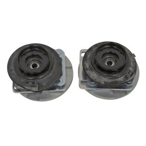 Ford Mustang Caster Camber Plate Kit - Front - BBK - Adjustable, Billet Aluminum - Silver Anodized - `05-`10