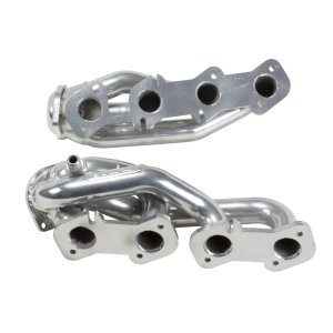 Ford F-150 Performance Exhaust - BBK - Shorty Tuned Length Headers, Polished Silver Ceramic - Silver - `97-`03