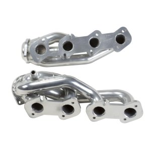 Ford F-150 Performance Exhaust - BBK - Shorty Tuned Length Headers, Polished Silver Ceramic - Silver - `97-`03