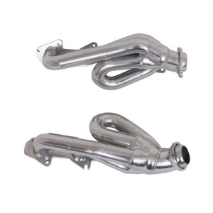 Dodge Ram 1500 Performance Exhaust - BBK - Shorty Tuned Length, Polished Silver Ceramic - Silver - `04-`08