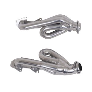 Dodge Ram 1500 Performance Exhaust - BBK - Shorty Tuned Length, Polished Silver Ceramic - Silver - `04-`08