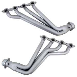 Chevrolet Camaro Performance Exhaust - BBK - Full Header & Cat, Long Tube, Titanium Ceramic, 1-3/4 - Chrome - `10-`15